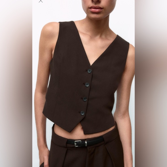 Zara Pinstriped vest - Picture 2 of 6